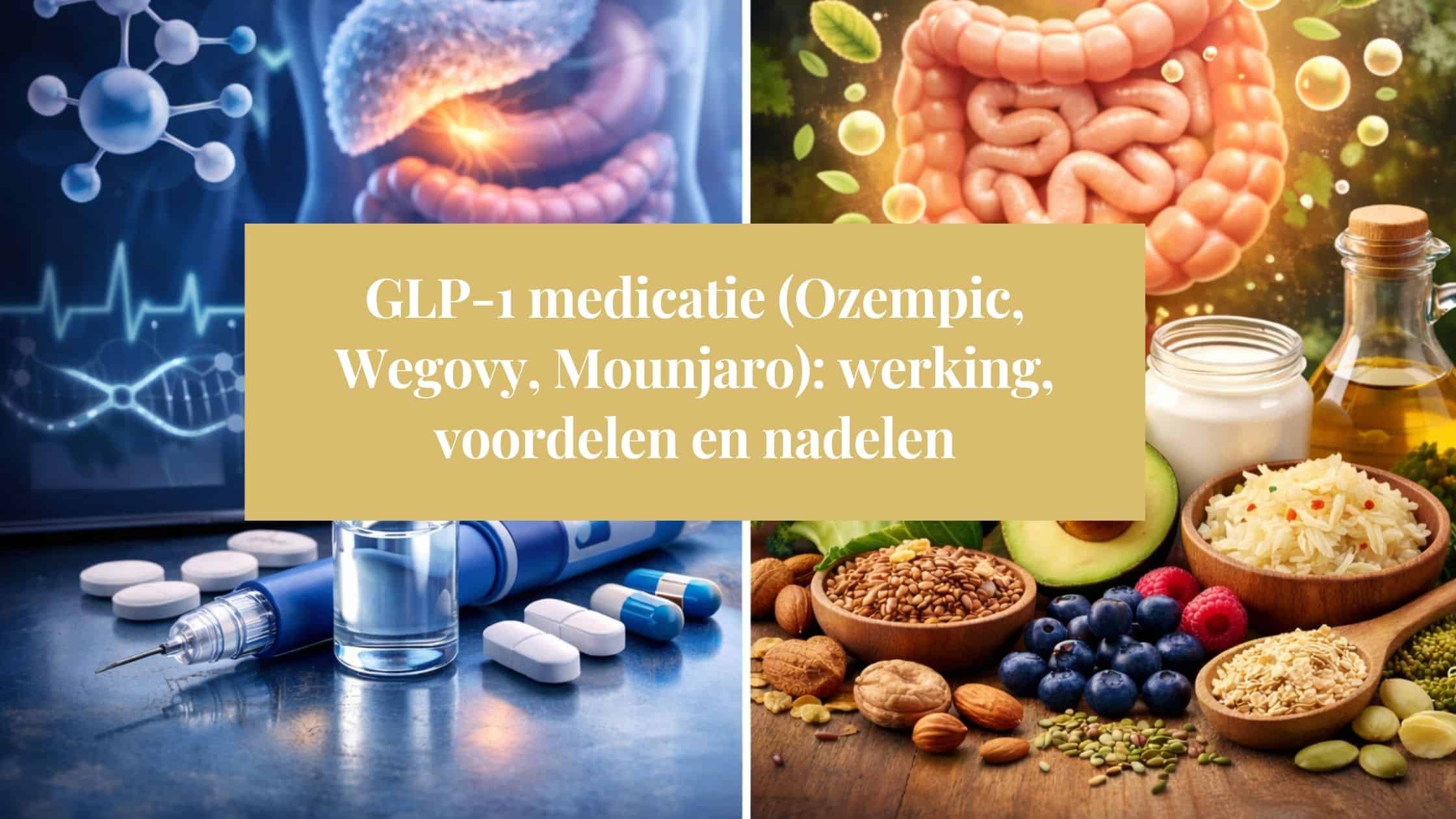 GLP-1 medicatie (Ozempic, Wegovy, Mounjaro): werking, voordelen en nadelen